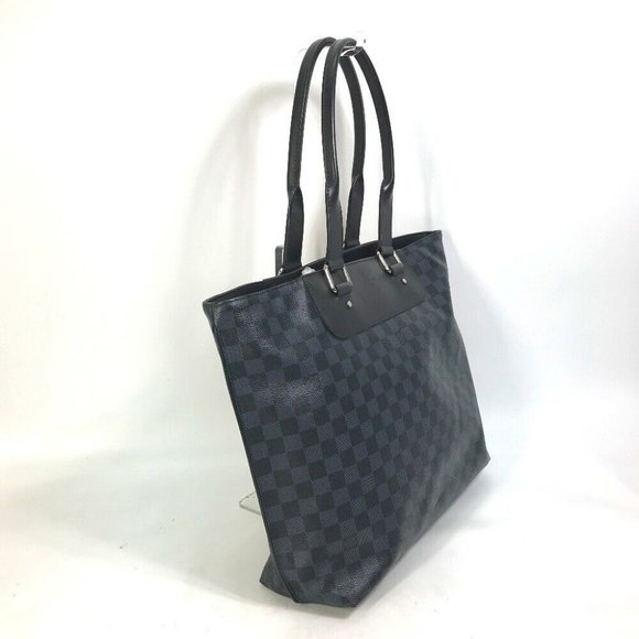 Authentic LOUIS VUITTON N41397 Damier-Cobalt Cabavayage Shoulder Bag Business ba - Picture 15 of 16